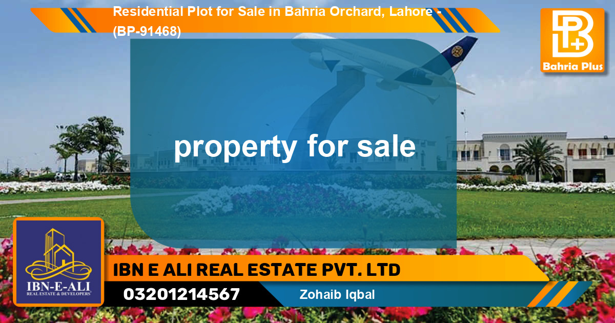 Residential Plot for Sale in Bahria Orchard, Lahore - (BP-91468)