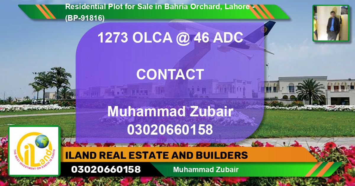 Residential Plot for Sale in Bahria Orchard, Lahore - (BP-91816)