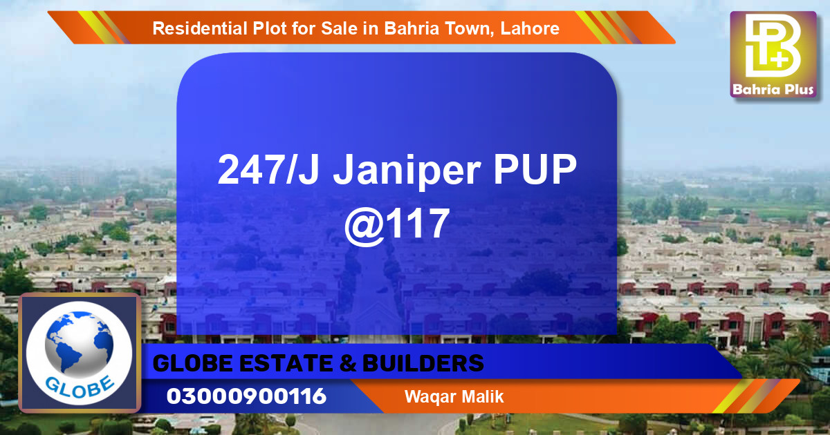 Residential Plot for Sale in Bahria Town, Lahore - (BP-95075)