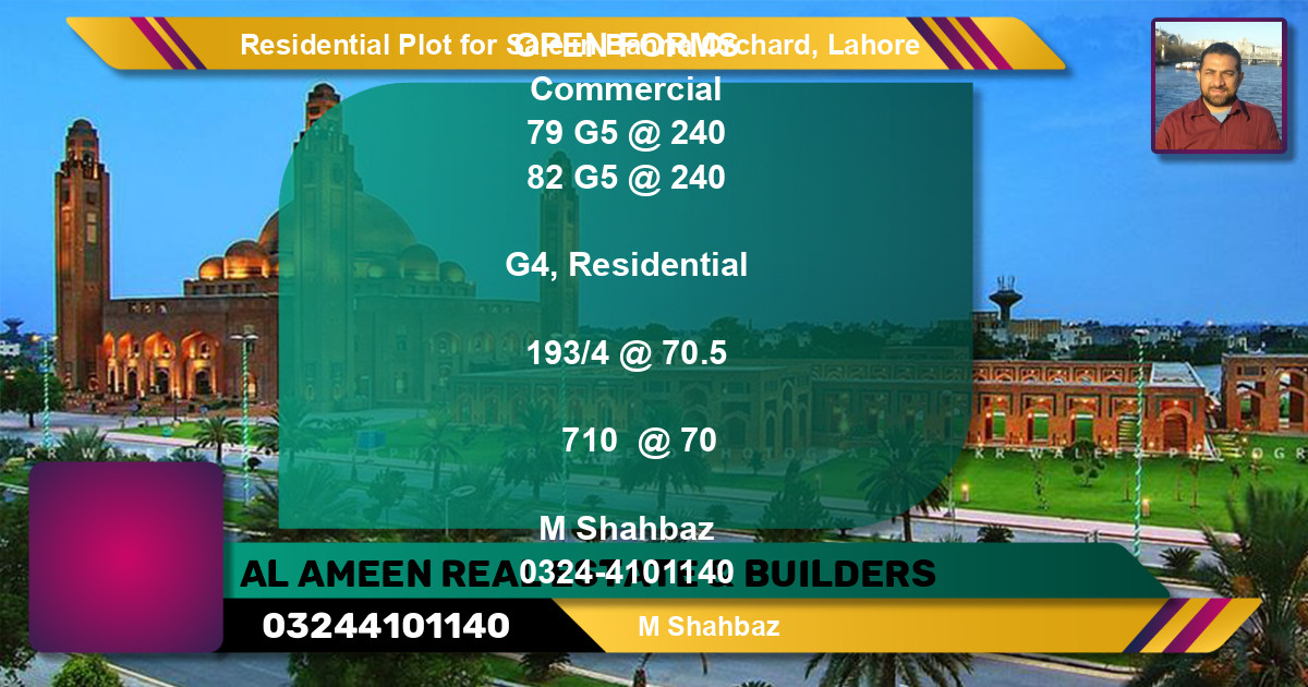 Residential Plot for Sale in Bahria Orchard, Lahore - (BP-95815)