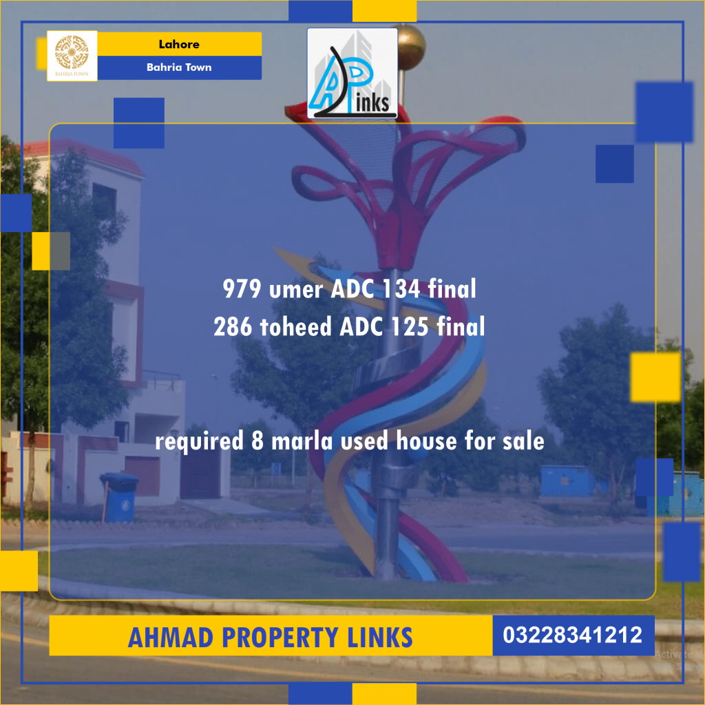 Residential Plot for Sale in Bahria Town, Lahore - (BP-96322)
