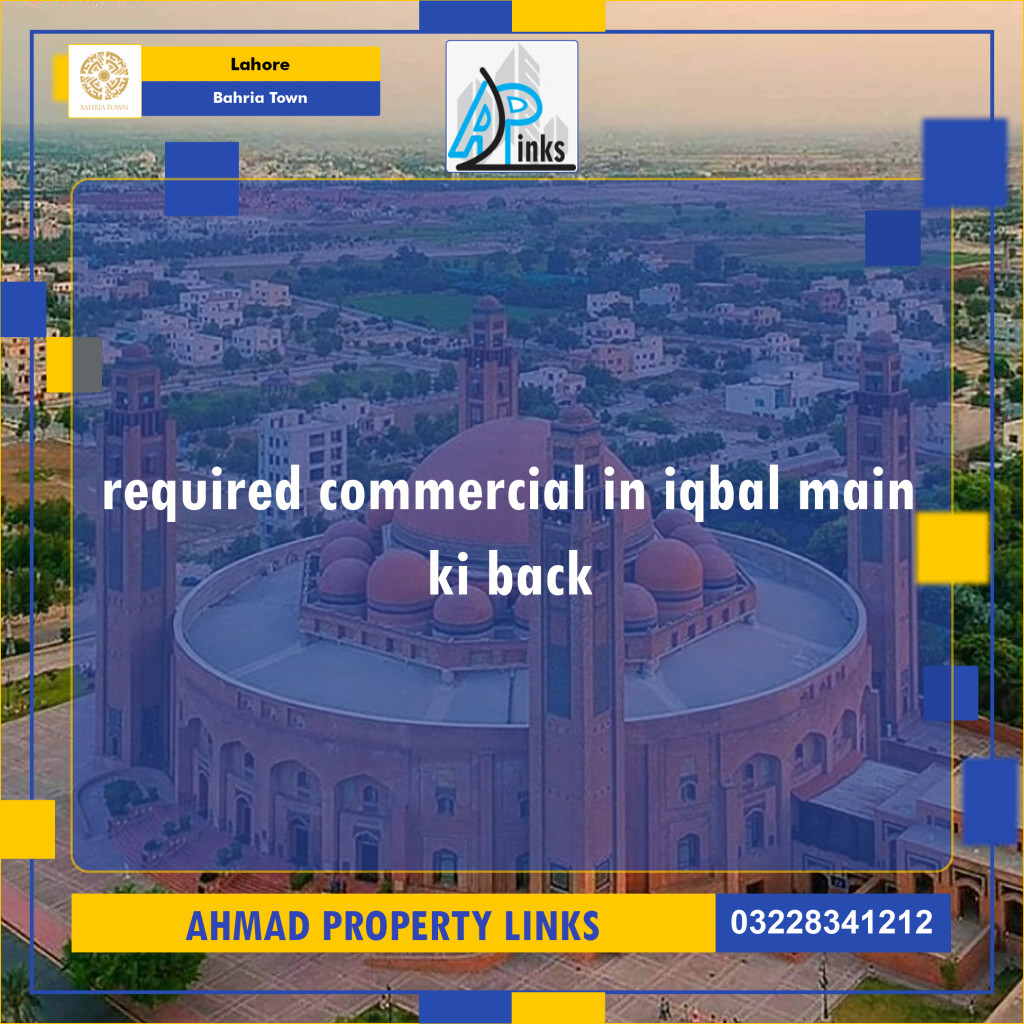 Residential Plot for Sale in Bahria Town, Lahore - (BP-96677)