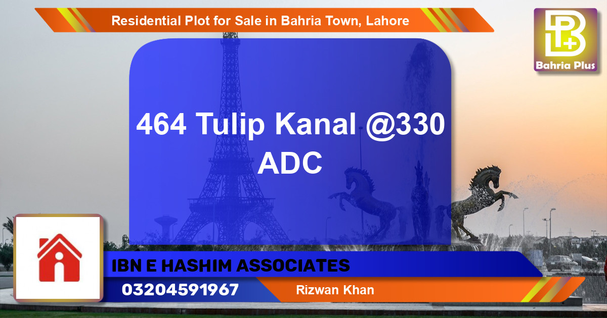 Residential Plot for Sale in Bahria Town, Lahore - (BP-96684)