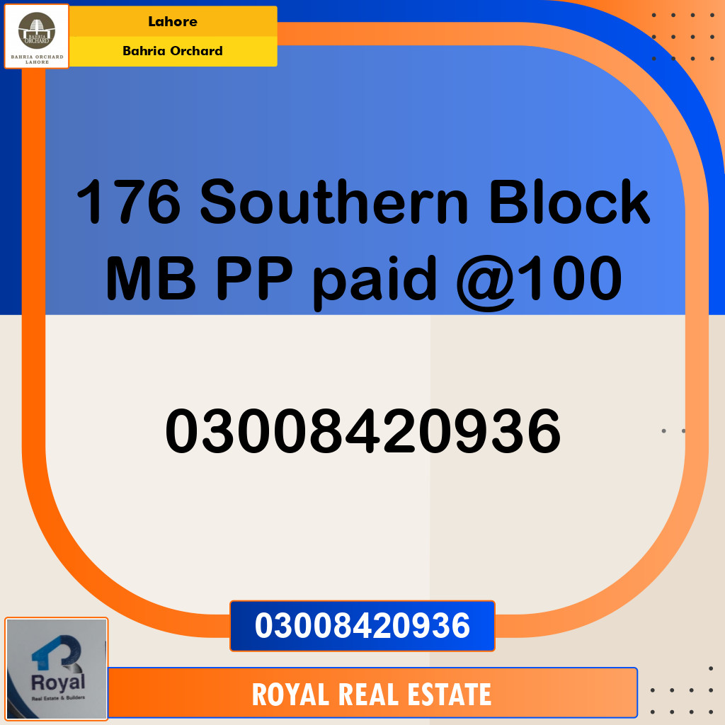 Residential Plot for Sale in Bahria Orchard, Lahore - (BP-96840)