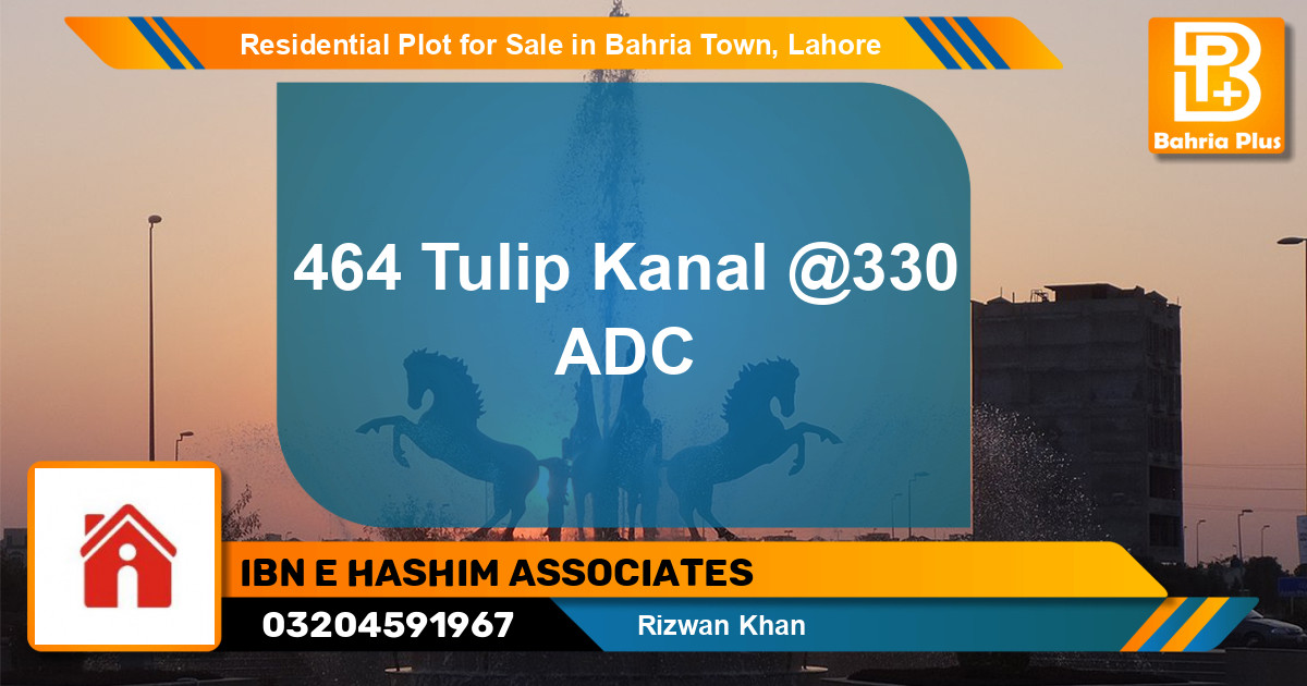 Residential Plot for Sale in Bahria Town, Lahore - (BP-96975)