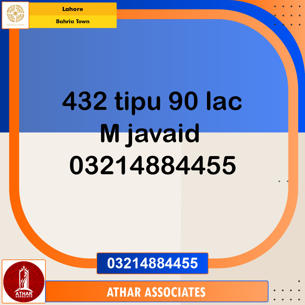 Residential Plot for Sale in Bahria Town, Lahore - (BP-97020)