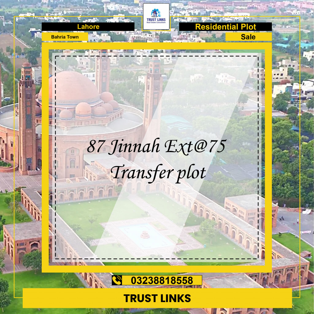 Residential Plot for Sale in Bahria Town, Lahore - (BP-97069)