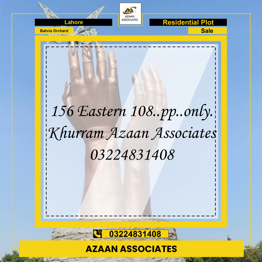 Residential Plot for Sale in Bahria Orchard, Lahore - (BP-97101)