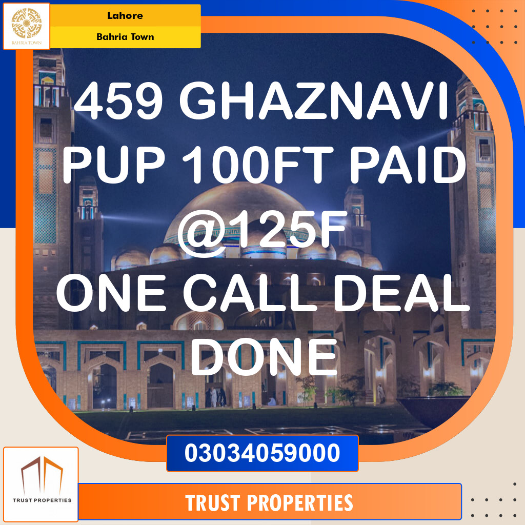 Residential Plot for Sale in Bahria Town, Lahore - (BP-97321)