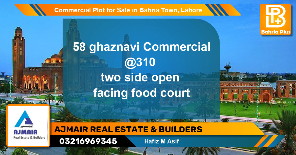 Commercial Plot for Sale in Bahria Town, Lahore - (BP-97359)