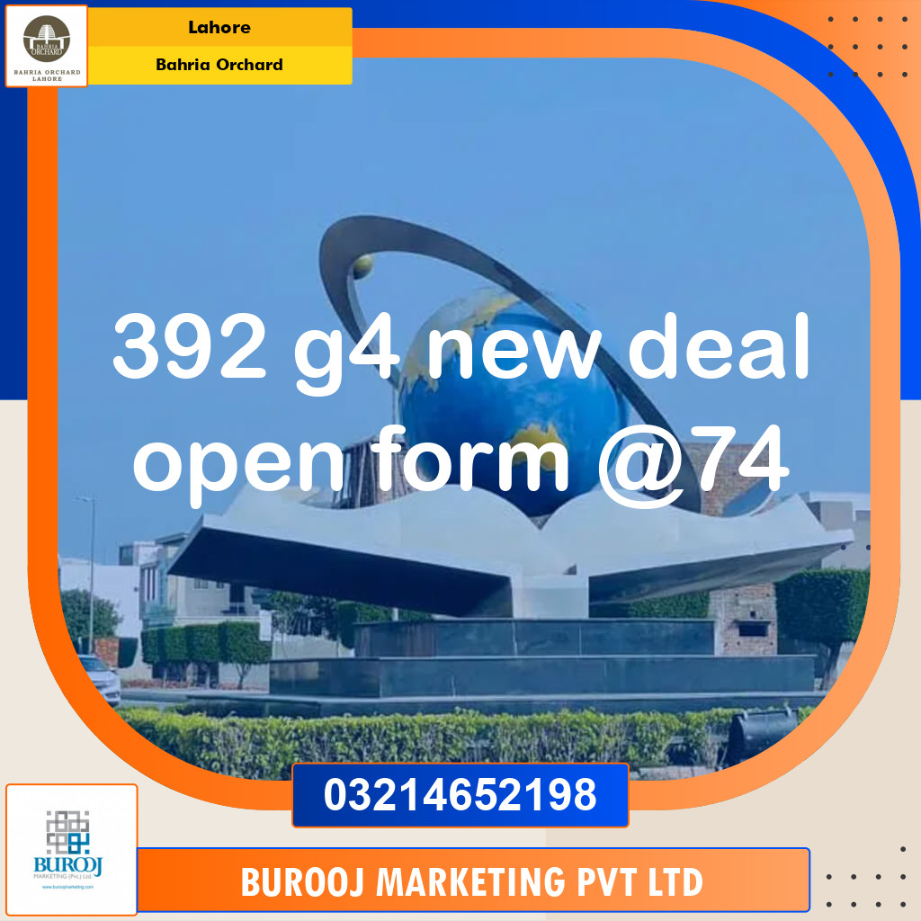Residential Plot for Sale in Bahria Orchard, Lahore - (BP-97360)