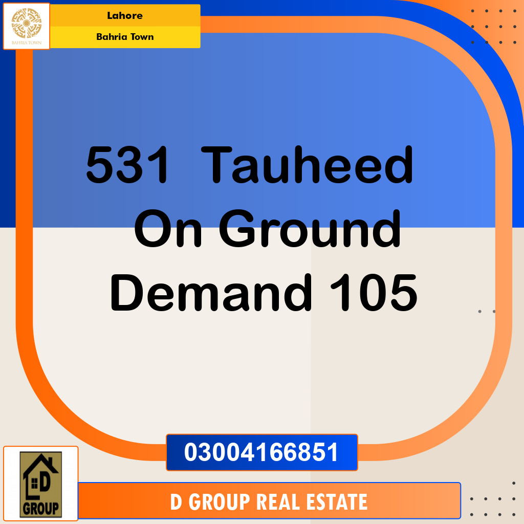 Residential Plot for Sale in Bahria Town, Lahore - (BP-97403)