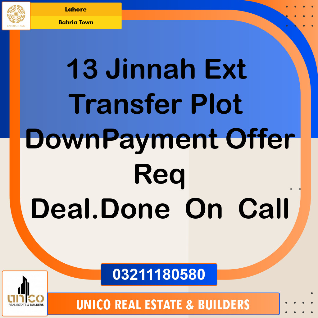 Residential Plot for Sale in Bahria Town, Lahore - (BP-97427)