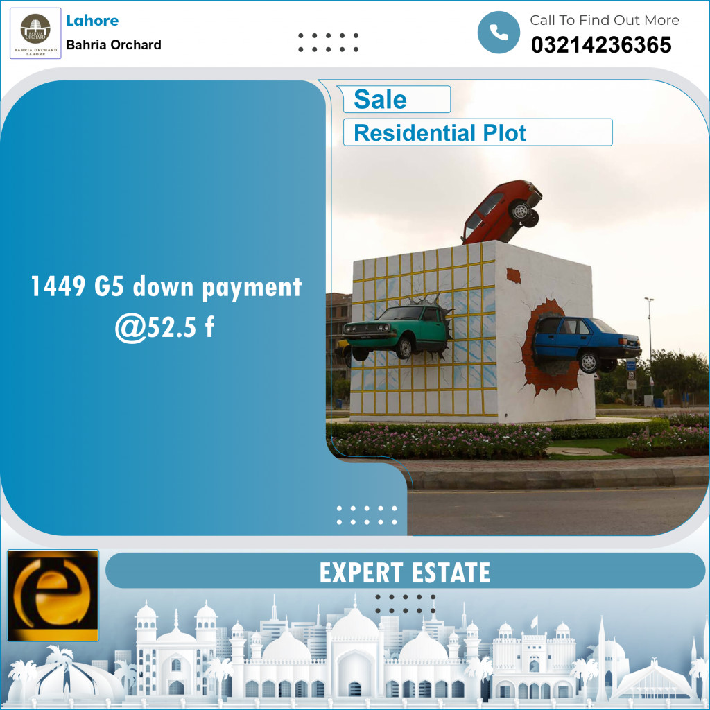Residential Plot for Sale in Bahria Orchard, Lahore - (BP-97528)