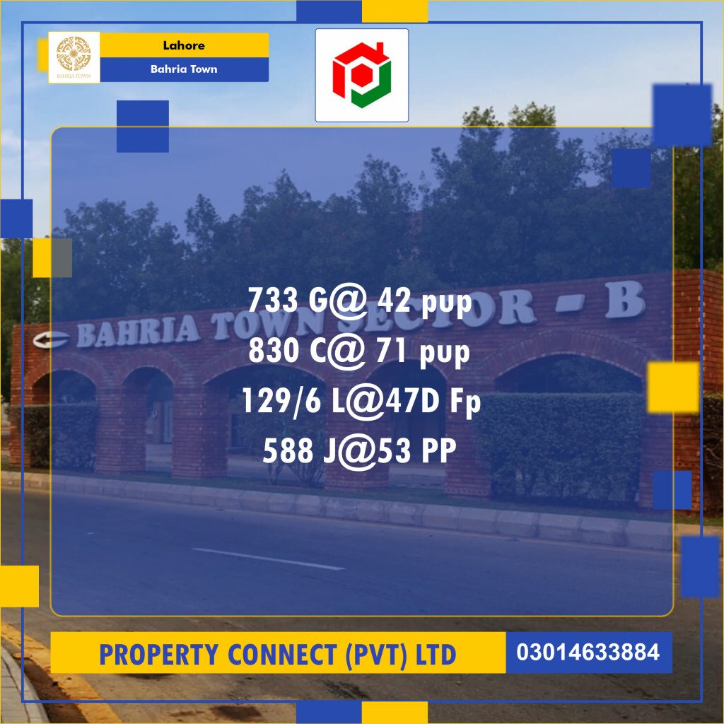 Residential Plot for Sale in Bahria Town, Lahore - (BP-97671)