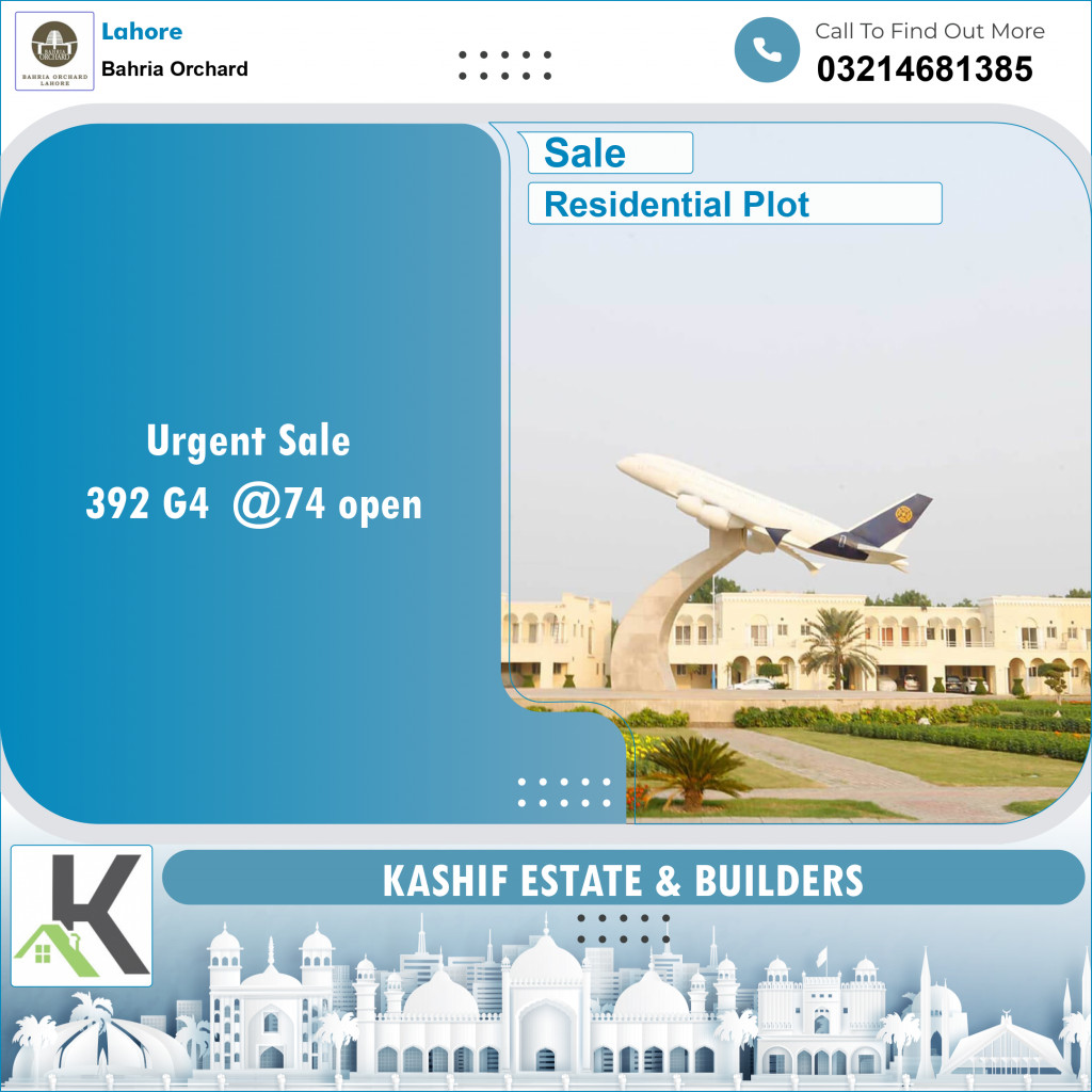 Residential Plot for Sale in Bahria Orchard, Lahore - (BP-97813)