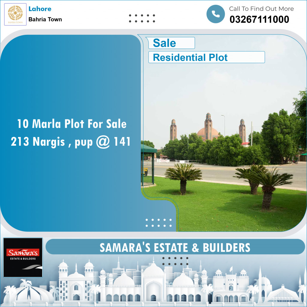 Residential Plot for Sale in Bahria Town, Lahore - (BP-97833)