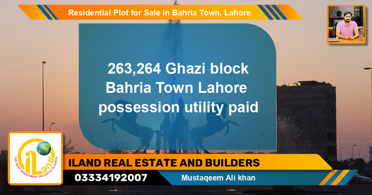 Residential Plot for Sale in Bahria Town, Lahore - (BP-97859)