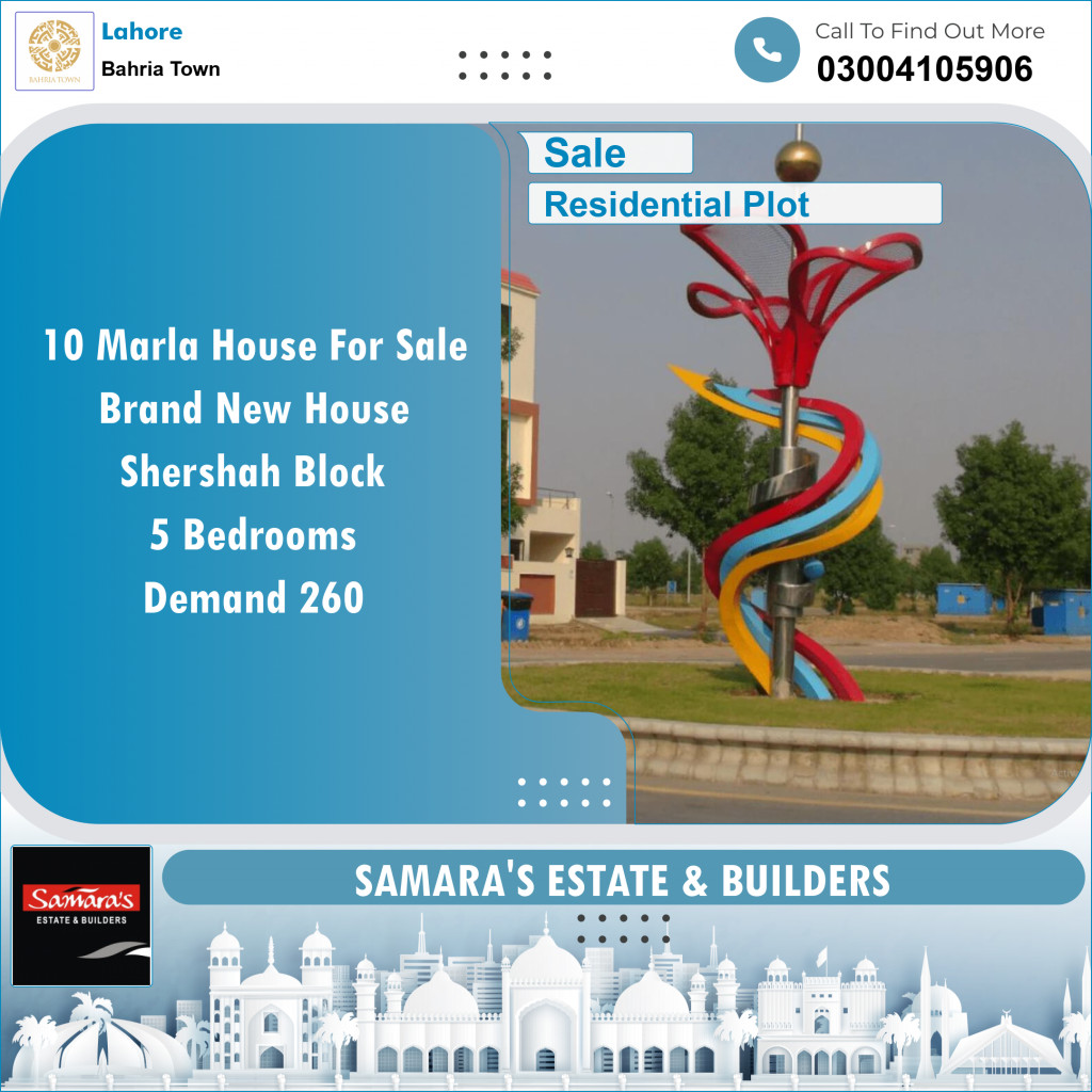 Residential Plot for Sale in Bahria Town, Lahore - (BP-97888)