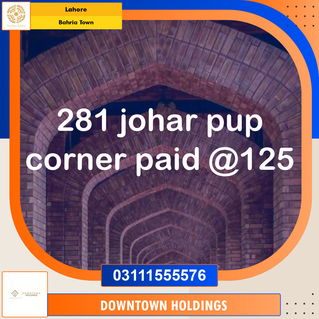 Residential Plot for Sale in Bahria Town, Lahore - (BP-97917)