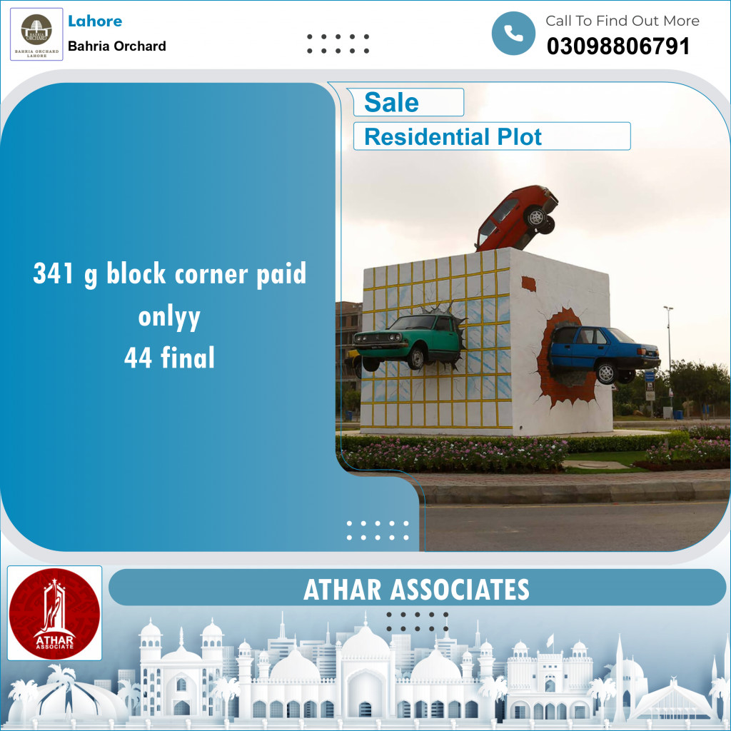 Residential Plot for Sale in Bahria Orchard, Lahore - (BP-97933)