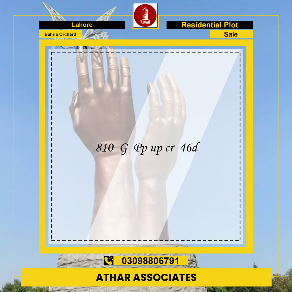 Residential Plot for Sale in Bahria Orchard, Lahore - (BP-97940)