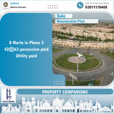 Residential Plot for Sale in Bahria Orchard, Lahore - (BP-105154)