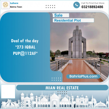 Residential Plot for Sale in Bahria Town, Lahore - (BP-111337)