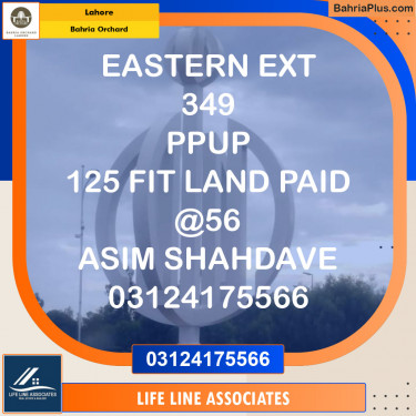 Residential Plot for Sale in Bahria Orchard, Lahore - (BP-111351)