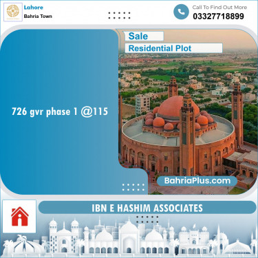 Residential Plot for Sale in Bahria Town, Lahore - (BP-118644)
