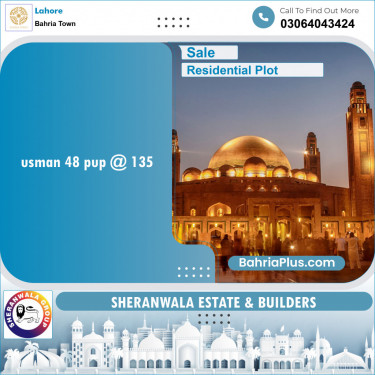 Residential Plot for Sale in Bahria Town, Lahore - (BP-118679)