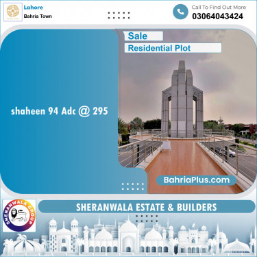 Residential Plot for Sale in Bahria Town, Lahore - (BP-118688)