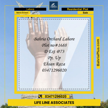 Residential Plot for Sale in Bahria Orchard, Lahore - (BP-118705)
