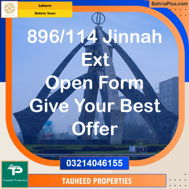 Residential Plot for Sale in Bahria Town, Lahore - (BP-118771)