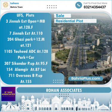 Residential Plot for Sale in Bahria Town, Lahore - (BP-118832)