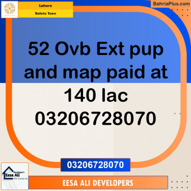 Residential Plot for Sale in Bahria Town, Lahore - (BP-119015)