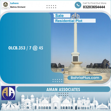 Residential Plot for Sale in Bahria Orchard, Lahore - (BP-119051)