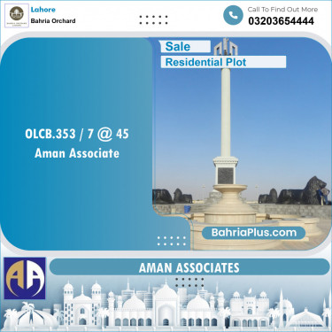 Residential Plot for Sale in Bahria Orchard, Lahore - (BP-119052)