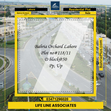 Residential Plot for Sale in Bahria Orchard, Lahore - (BP-119101)