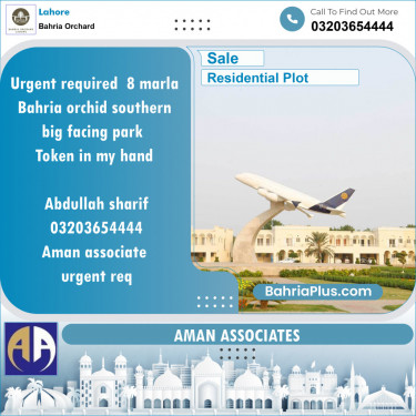 Residential Plot for Sale in Bahria Orchard, Lahore - (BP-119124)