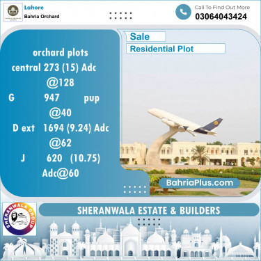 Residential Plot for Sale in Bahria Orchard, Lahore - (BP-119174)