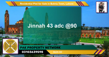 Residential Plot for Sale in Bahria Town, Lahore - (BP-119186)