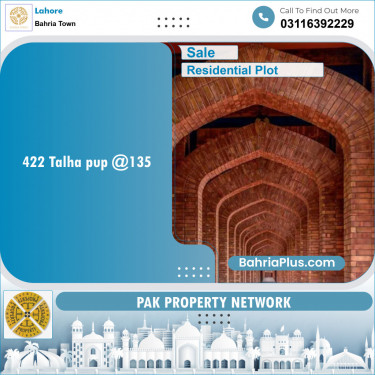 Residential Plot for Sale in Bahria Town, Lahore - (BP-119235)