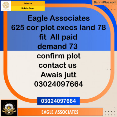 Residential Plot for Sale in Bahria Town, Lahore - (BP-119363)