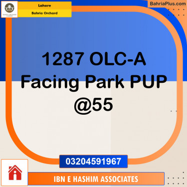 Residential Plot for Sale in Bahria Orchard, Lahore - (BP-119427)