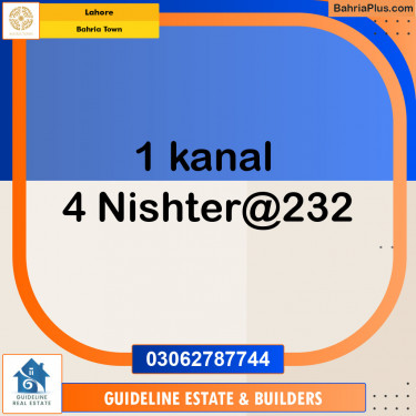 Residential Plot for Sale in Bahria Town, Lahore - (BP-119436)