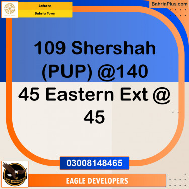 Residential Plot for Sale in Bahria Town, Lahore - (BP-119508)