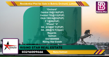Residential Plot for Sale in Bahria Orchard, Lahore - (BP-119544)