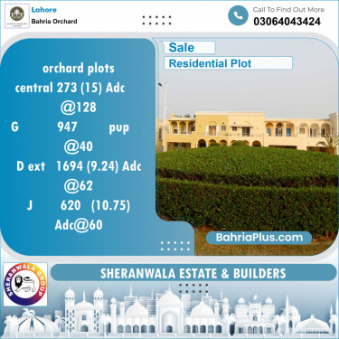 Residential Plot for Sale in Bahria Orchard, Lahore - (BP-119608)