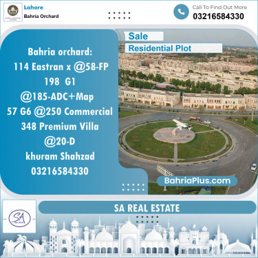 Residential Plot for Sale in Bahria Orchard, Lahore - (BP-119785)
